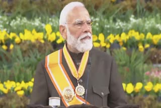 PM Modi Bestowed Bhutan's Highest Civilian Award Order Of The Druk Gyalpo'