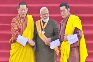 BHUTAN HIGHEST CIVILIAN AWARD  PM MODI  ORDER OF THE DRUK GYALPO  NEIGHBOURHOOD FIRST POLICY