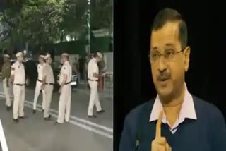 DELHI ROUSE AVENUE COURT  ARAVIND KEJRIWAL  ED CUSTODY  SECURITY TIGHTEND IN DELHI