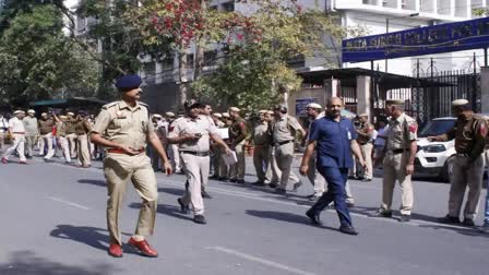 AAP WORKERS TO HIT ROADS  ARAVIND KEJRIWAL  ED ARREST  SECURITY BEEFED UP BJP HEADQUARTERS