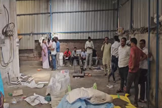 હાલોલ GIDC વિસ્તારમાં આવેલી પ્લાસ્ટિક એકમ પર દરોડા