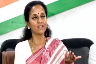 Supriya Sule MP from Sharad Pawar's party Nationalist Congress Party