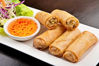 Veg Spring Rolls Recipe in Telugu