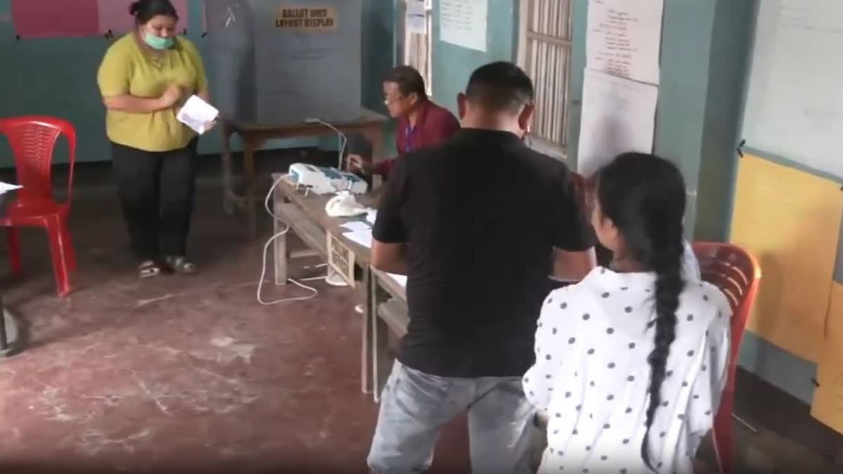 Re-polling to be held today at 11 booths in Manipur(photo IANS)