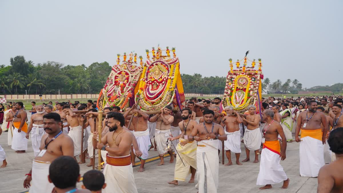 PAINKUNI FESTIVAL FLAGGED OFF  SREE PADMANABHASWAMY TEMPLE  RELIGIOUS PROCESSION  ശ്രീപത്മനാഭ സ്വാമി ക്ഷേത്രം