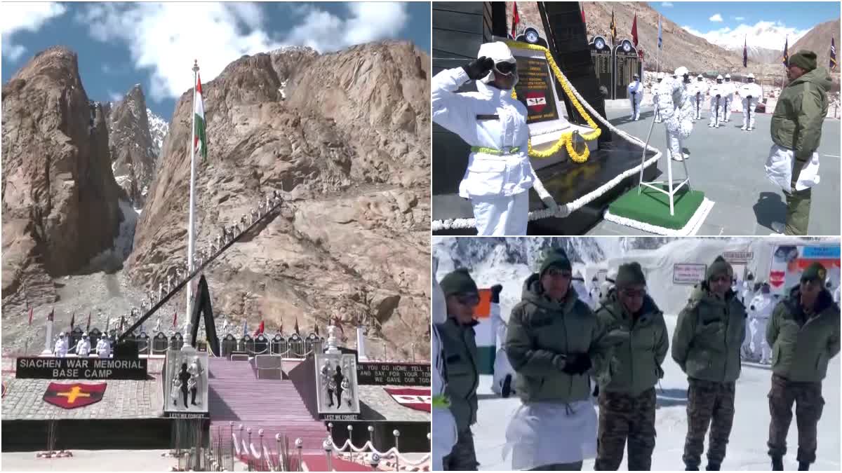 DEFENCE MINISTER RAJNATH SINGH  ARMED FORCES PERSONNEL  SIACHEN GLACIER