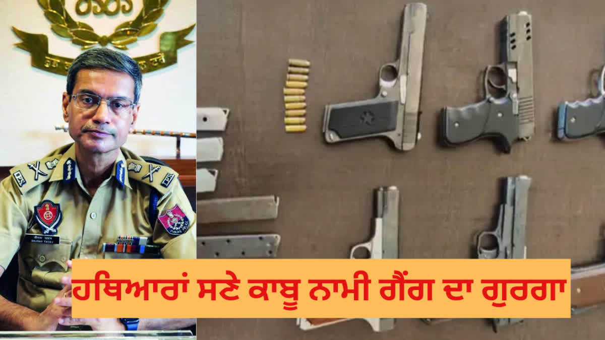 Mohali police arrested a gangster with 6 pistols, 10 live cartridges and 10 magazines, more than 30 cases were registered