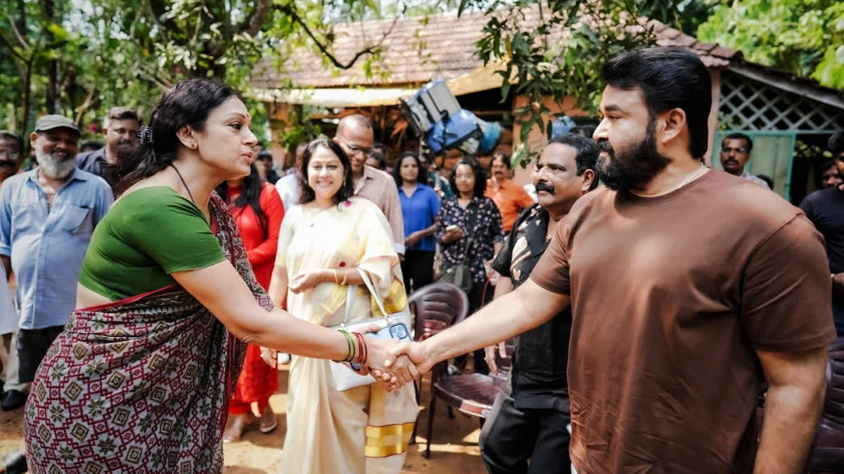 Mohanlal and Shobana Reunite after two decades