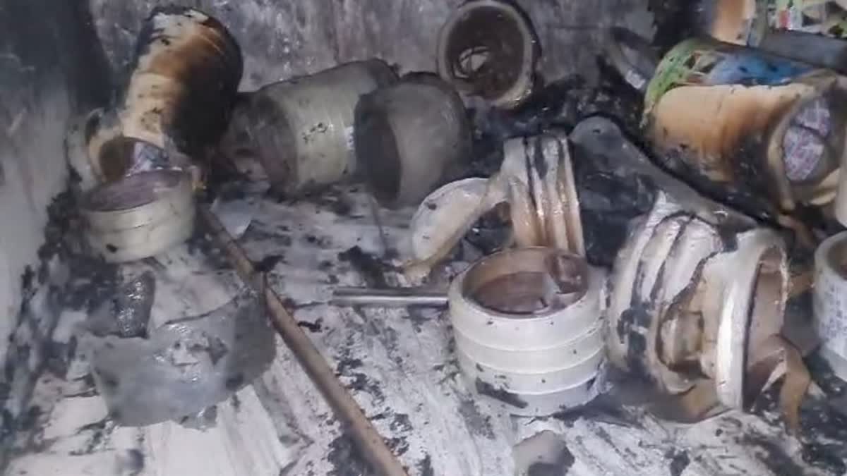 Elderly couple burnt to death