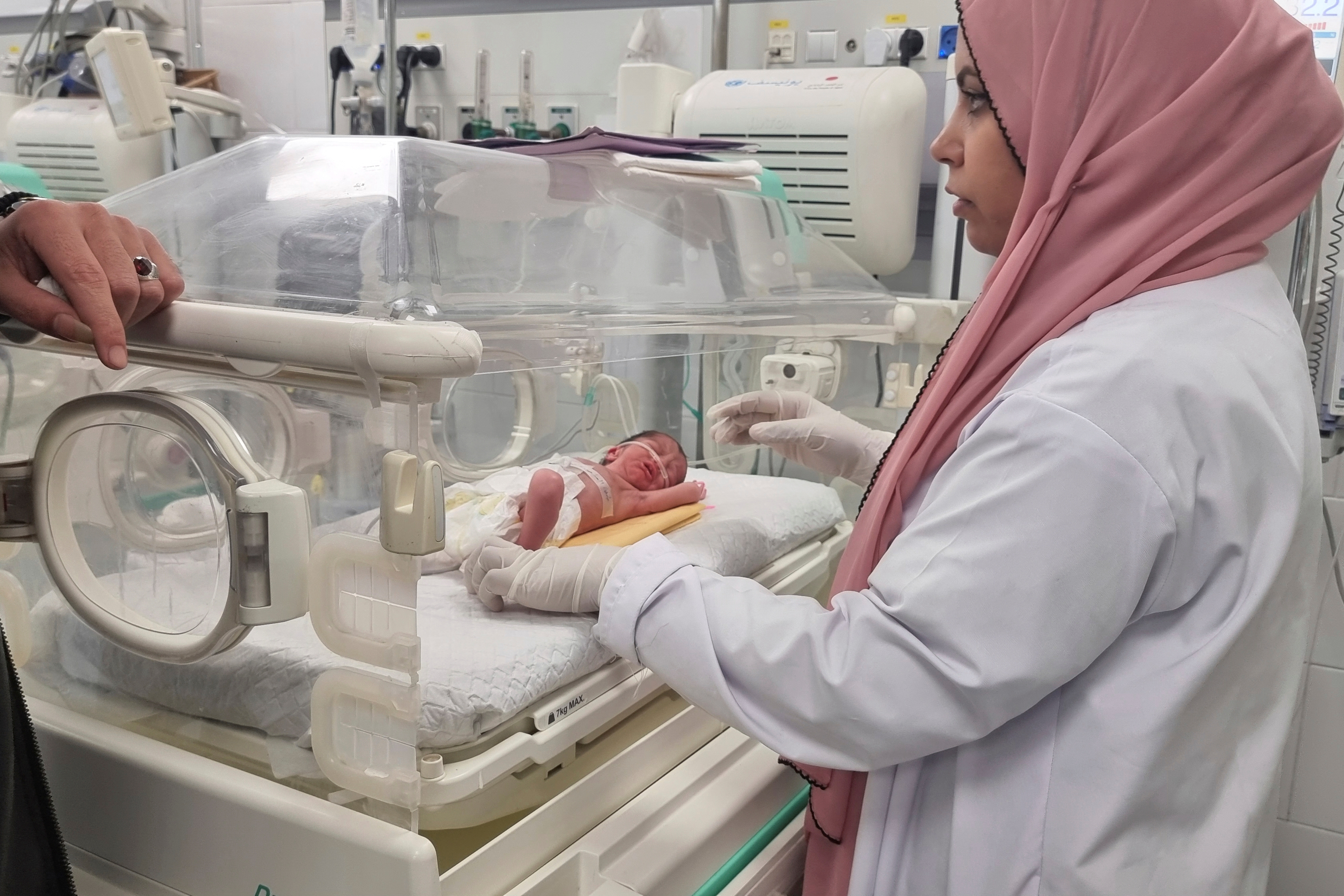 Palestinian Baby Is Born As Orphan