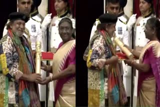 Mithun Chakraborty conferred with Padma Bhushan by President Droupadi Murmu