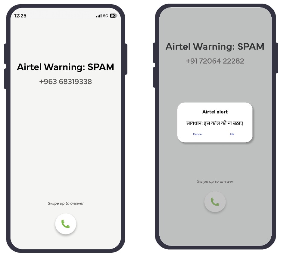 Airtel has expanded its spam protection tool with two new features