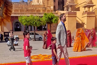 US Vice President JD Vance, Family Visit Jaipur's Amber Fort
