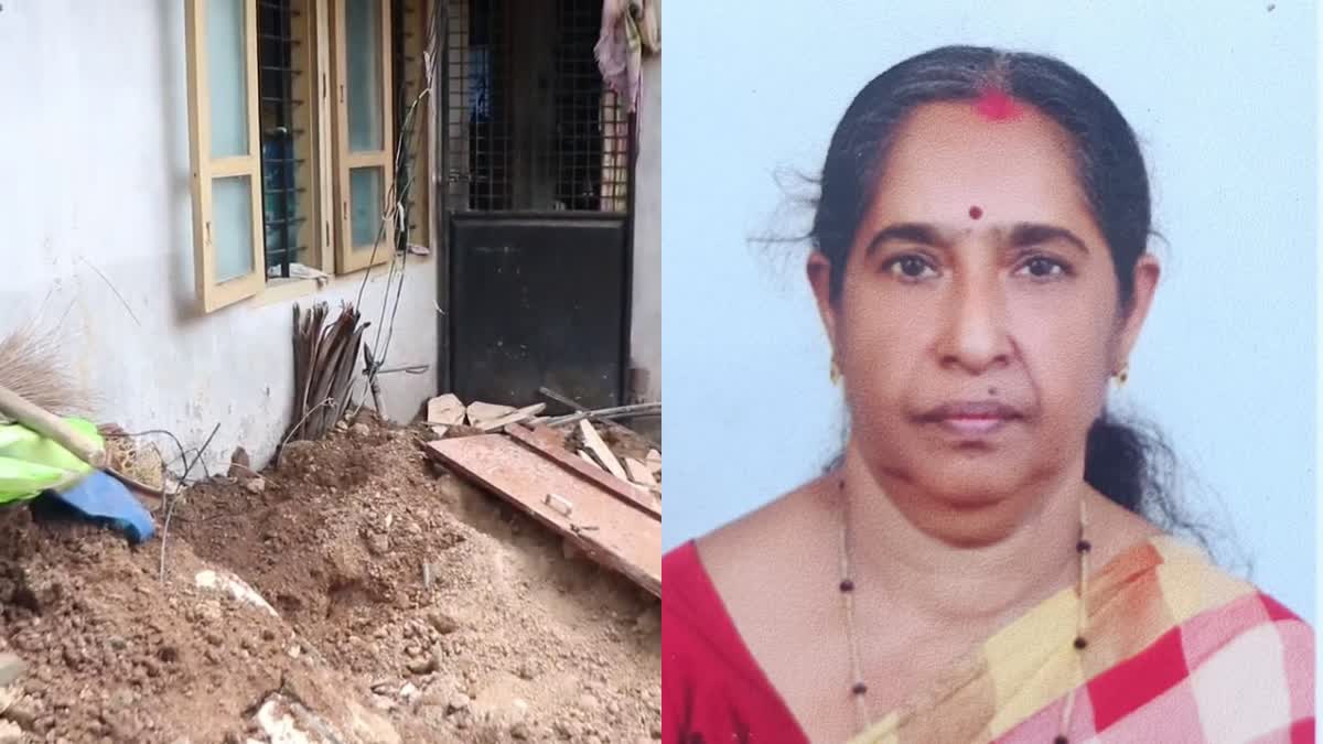 WOMAN DIED  RAIN  തിരുവനന്തപുരം  DEATH