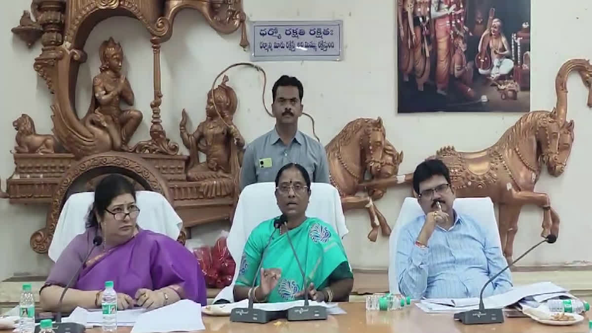 Minister Konda Surekha Review on Endowments Dept