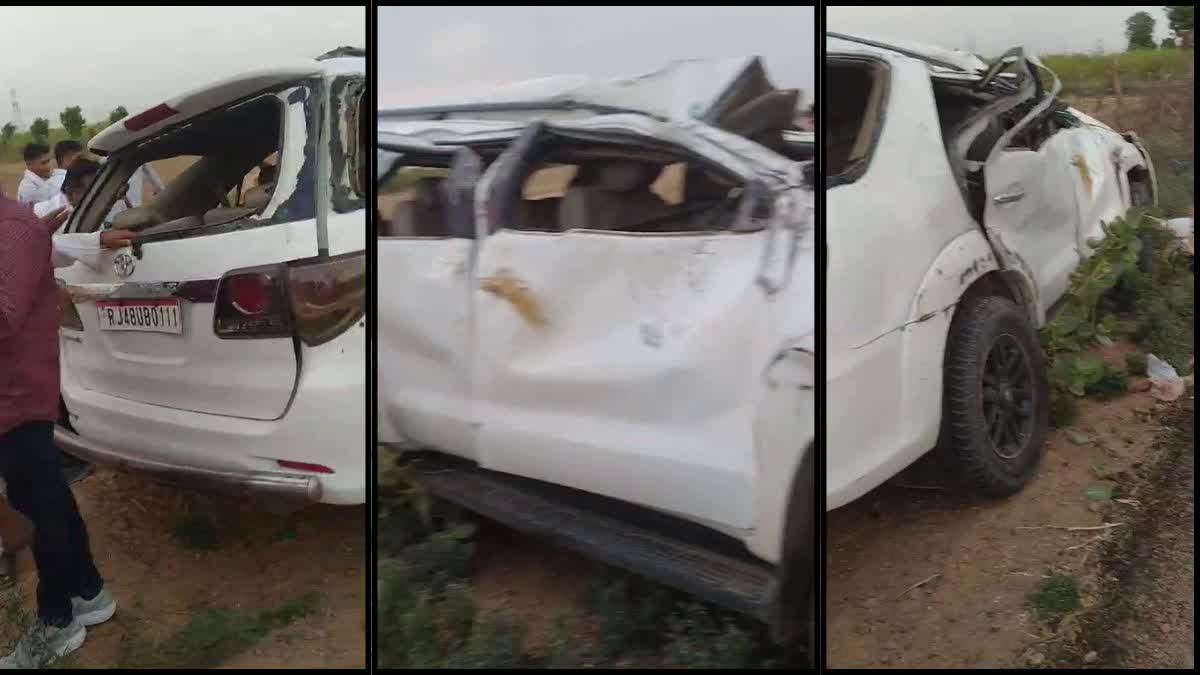 ROAD ACCIDENT IN CHAUTH KA BARWADA