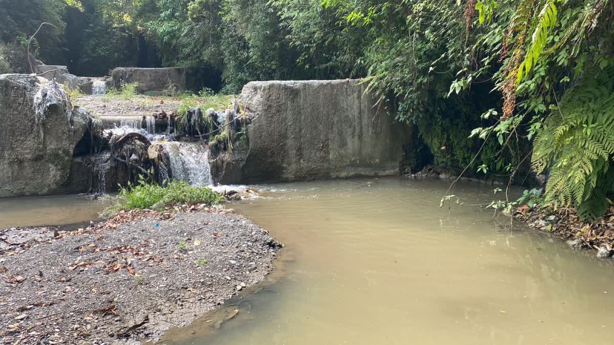 Rispana river is getting dirty in Mussoorie