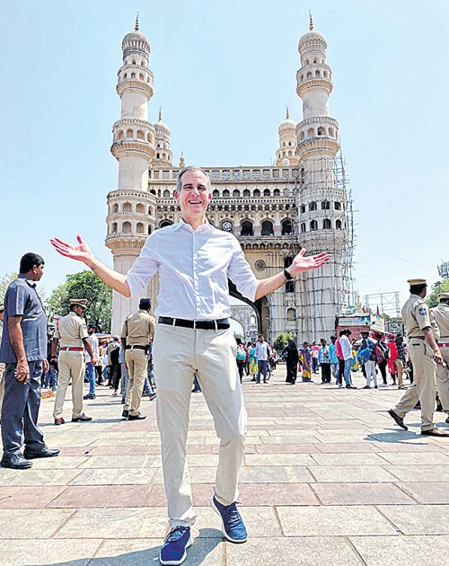 US Ambassador Eric Garcetti