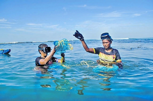 Championing the cause of protecting the oceans.