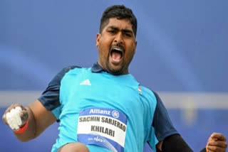 India's Sachin Sarjerao Khilari successfully won second consecutive gold medal in the men's shot put F46 category with an Asian record at the World Para Athletics Championship as the country surpassed its best-ever haul in the global competition here on Wednesday.