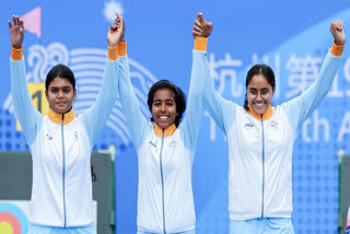India women's compound archery team sailed into the finals while men's team had a disappointing day as they missed out on a bronze medal at the ongoing Archery World Cup Stage 2 at Yecheon in South Korea on Wednesday.