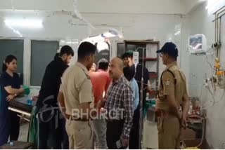 Cops at the hospital where a girl is battling for life after being attacked by leopard in Uttarakhand's Srinagar