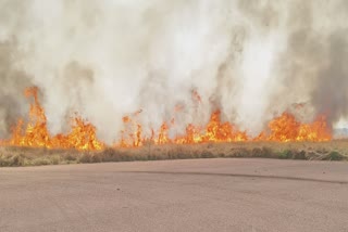 Fire in Nandini Aerodrome of Durg