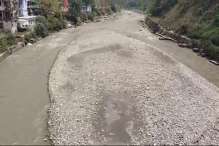 Debris deposited in Pindar River