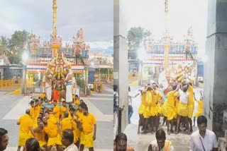 சரியப்பட்ட ஸ்ரீ கல்யாண வரதராஜ பெருமாள் சிலை