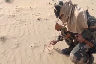 BSF Jawan Roasts Papad In Hot Sand Amid Severe Heatwave in Rajasthan; Netizens Salute His Bravery