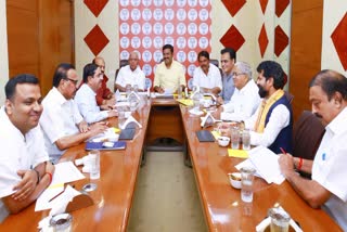 BJP core committee meeting held at State Party office in Bengaluru.