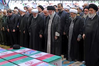 Iranian President Ibrahim Raisi Funeral Held in Tehran