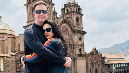 Preity Zinta with husband Gene Goodenough