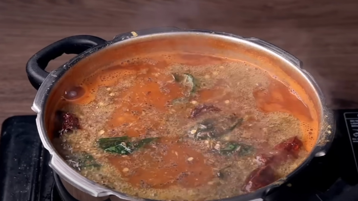 Tomato Rasam in Pressure Cooker