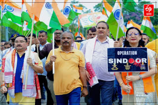 Tiranga Yatra in Golaghat