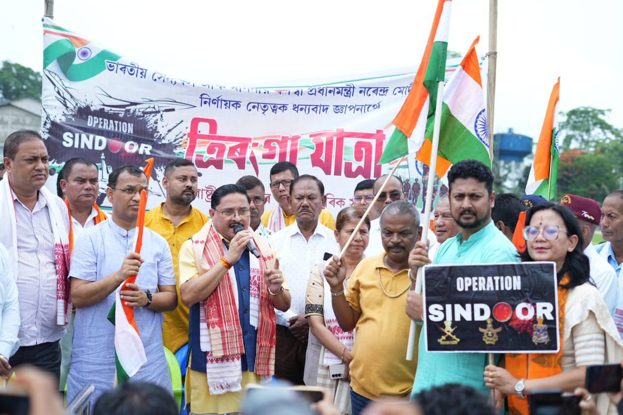 Tiranga Yatra in Golaghat