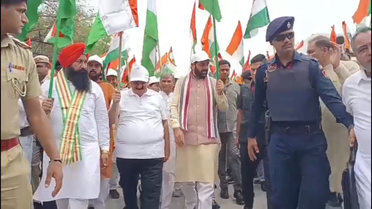 Tiranga Yatra in Kurukshetra