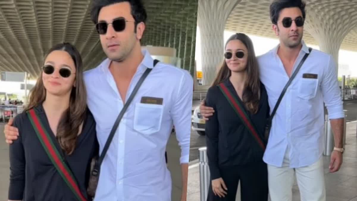 ranbir alia spotted in new look