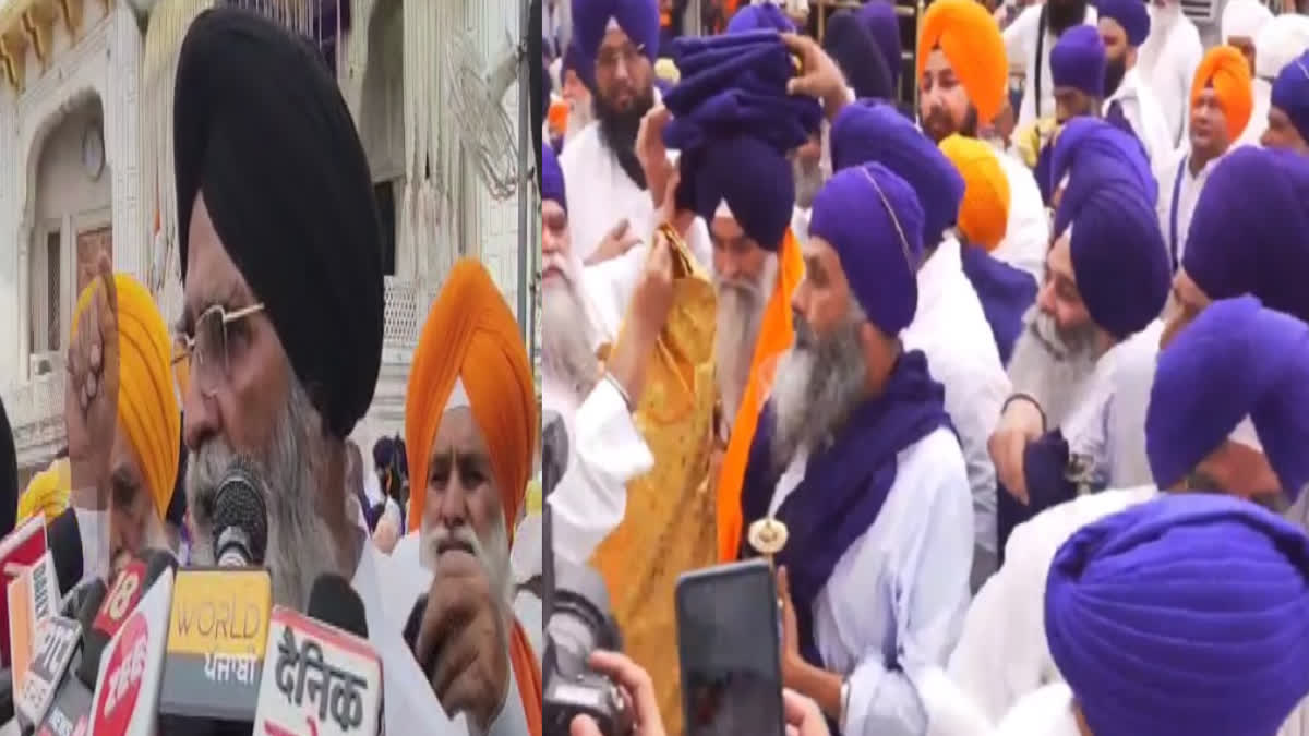 Amritsar News : Giani Raghbir Singh took over the service of Sri Akal Takht Sahib as Jathedar, SGPC President Dhami congratulated