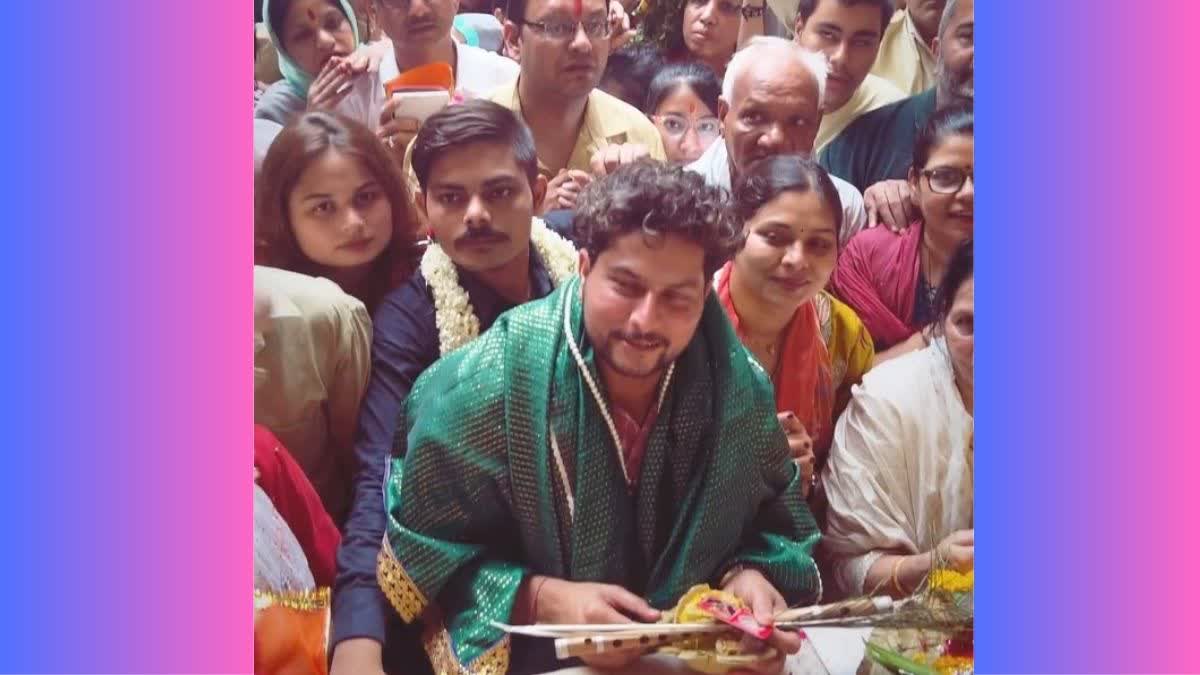 Kuldeep Yadav At Prem Mandir Vrindavan