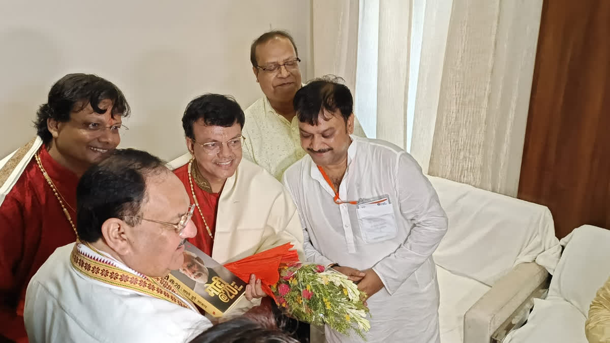 JP Nadda honored Kedia brothers