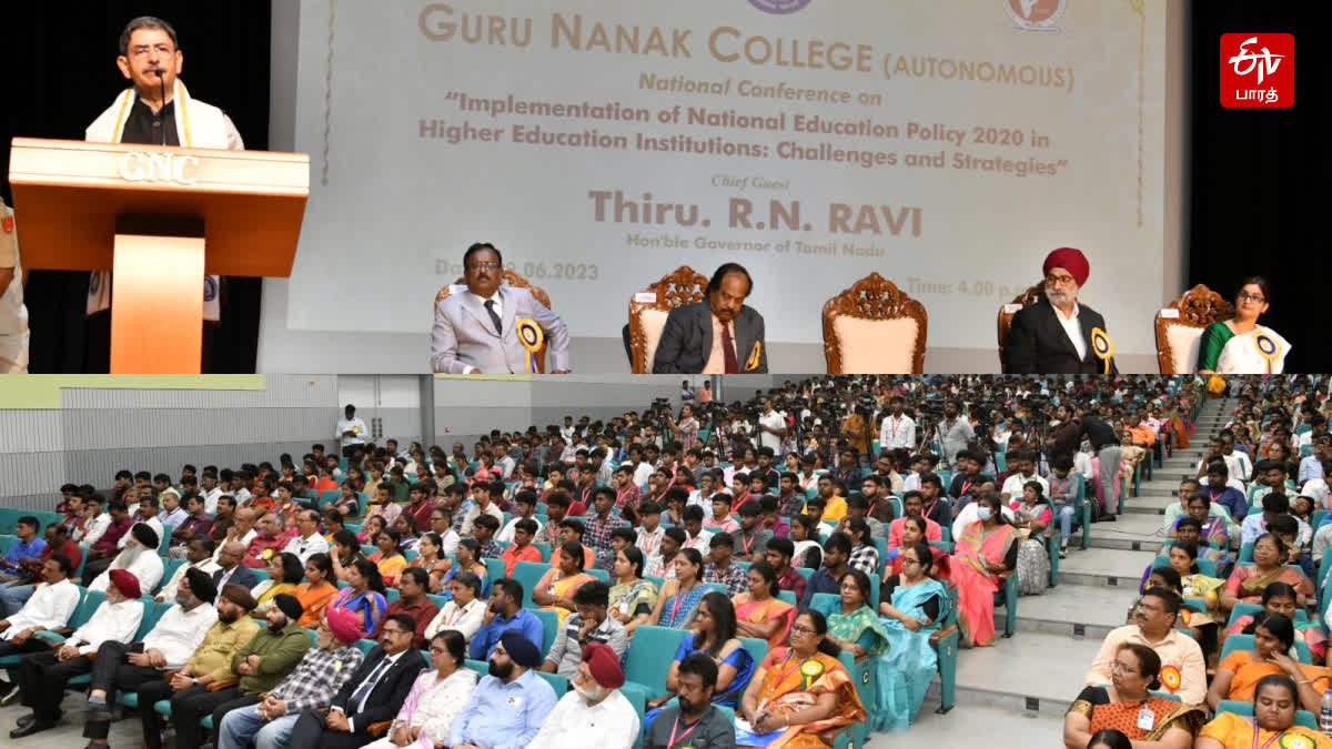RN Ravi at Gurunanak college