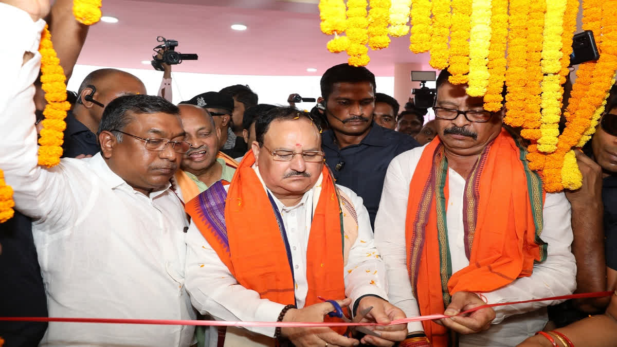 Nadda reaches Jharsuguda on two-day Odisha visit