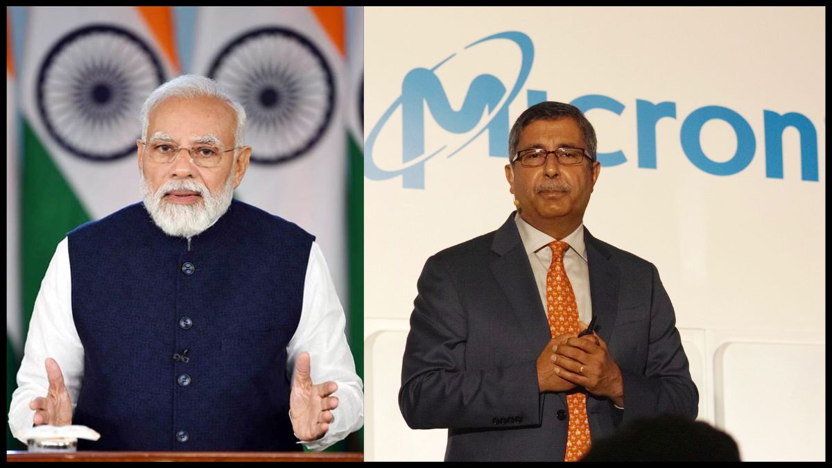 Pm Modi Meets micron CEO Sanjay Mehrotra