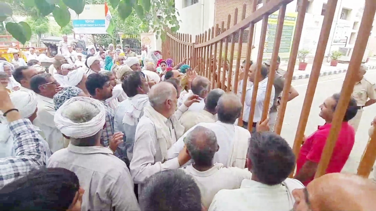 farmers Protest in Rohtak