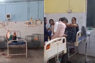 प्रतापगढ़ में अस्पतालों में लोग गर्मी से परेशान