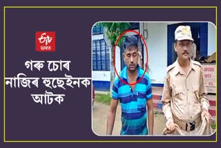 CATTLE THIEF DETAINED BY VILLAGERS AT RAHA