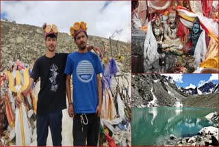 four-youths-reached-neelkanth-mahadev-barefoot-neelkanth-mahadev-yatra-in-himachal