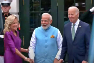 Modi in US: ପ୍ରଧାନମନ୍ତ୍ରୀଙ୍କୁ ହ୍ବାଇଟ ହାଉସରେ ଔପଚାରିକ ସ୍ବାଗତ, ମନ୍ତ୍ରୀମଣ୍ଡଳ ସହ ପରିଚୟ କରାଇଲେ ବାଇଡେନ