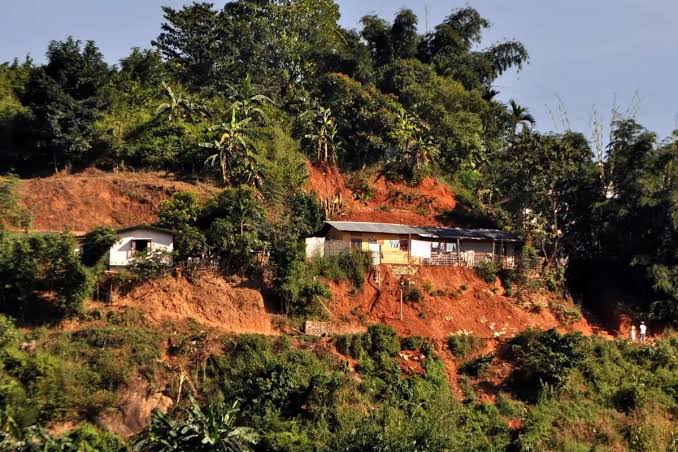 Illegal mining in hills of guwahati